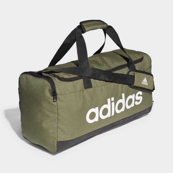 Green ESSENTIALS LOGO DUFFEL BAG MEDIUM