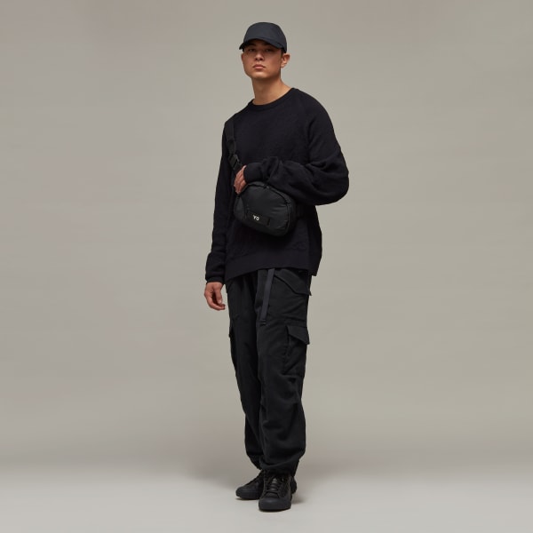 Svart Y-3 Knit Crew Sweater