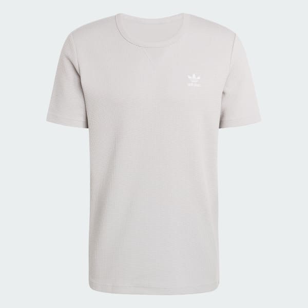 Gris Camiseta Trefoil Essentials Waffle