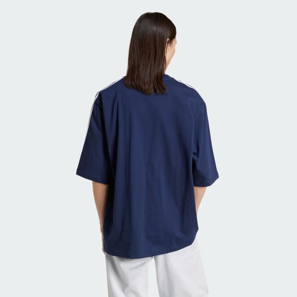 Bleu T-shirt oversize Adicolor