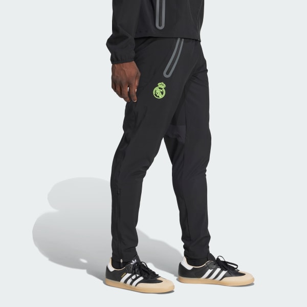 Noir Pantalon Real Madrid Tiro 25 Pro Vis Tech Travel