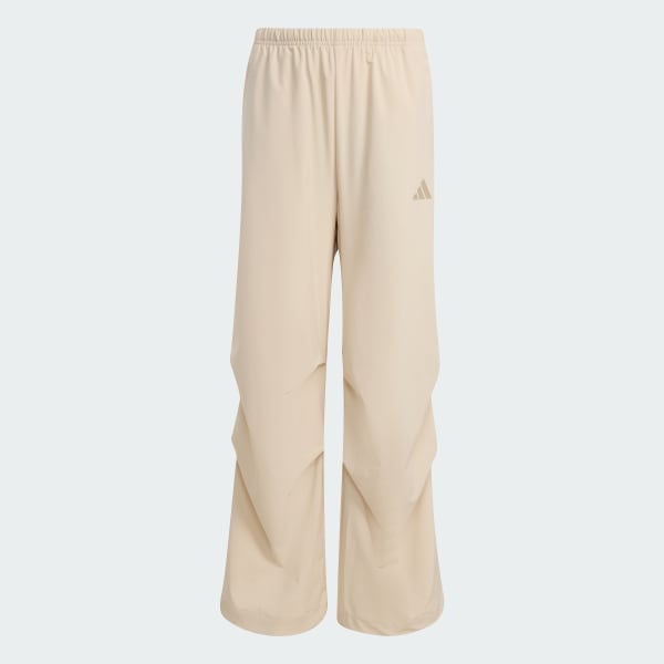 Beige FUTURE ICONS Pantaloni Wide Stretch Woven