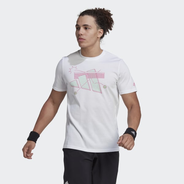 Weiss AEROREADY Tennis Graphic T-Shirt CN883