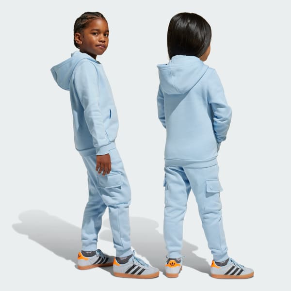 Blue Hoodie Cargo Set Kids