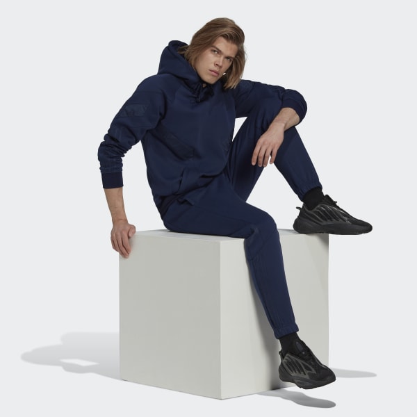 Blauw adidas Rekive Slim-fit Joggingbroek KO320
