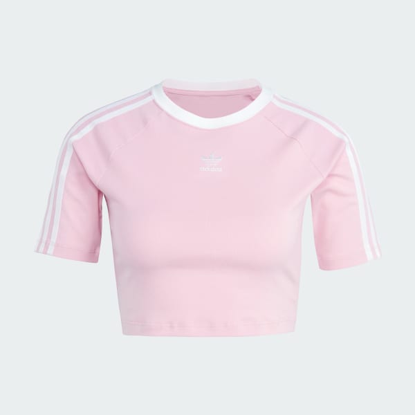 adidas 3 Stripes Baby Tee Pink adidas Singapore