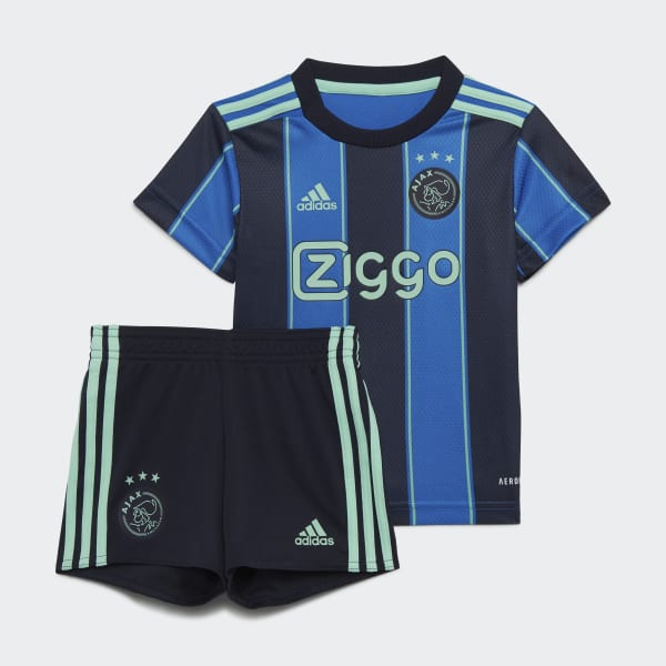 modrá Súprava Ajax Amsterdam 21/22 Away Baby ELR87