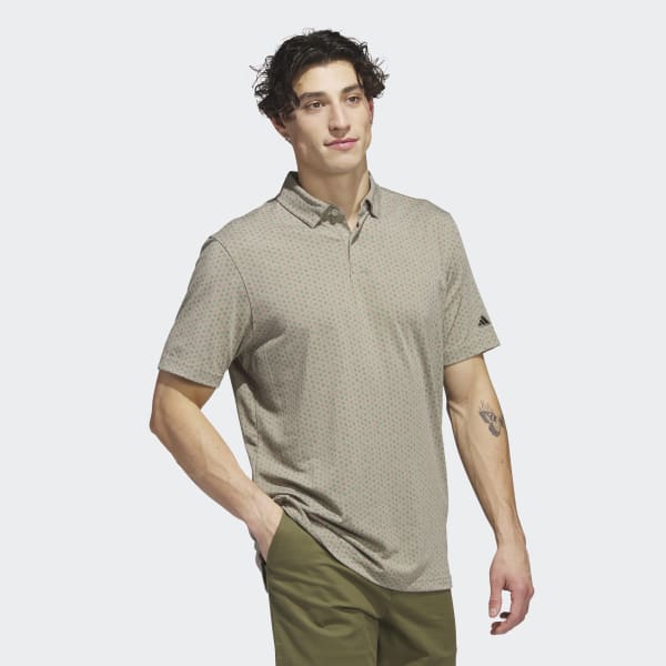 Green Go-To Print Golf Polo Shirt