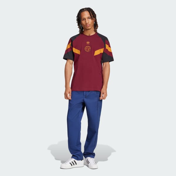 Adidas bordeaux rood shirt shop