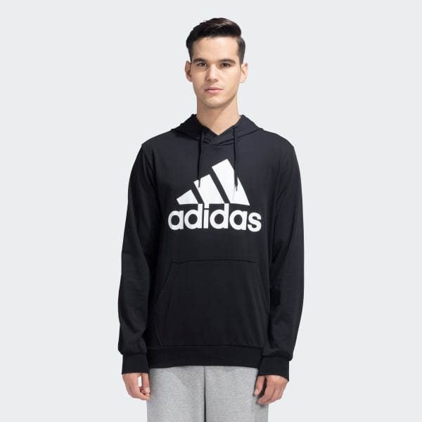 adidas BIG LOGO FREELIFT HOODED SWEATSHIRT Black adidas India