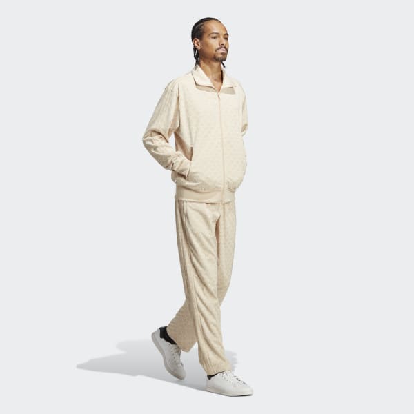 Beige Graphics Monogram Track Pants