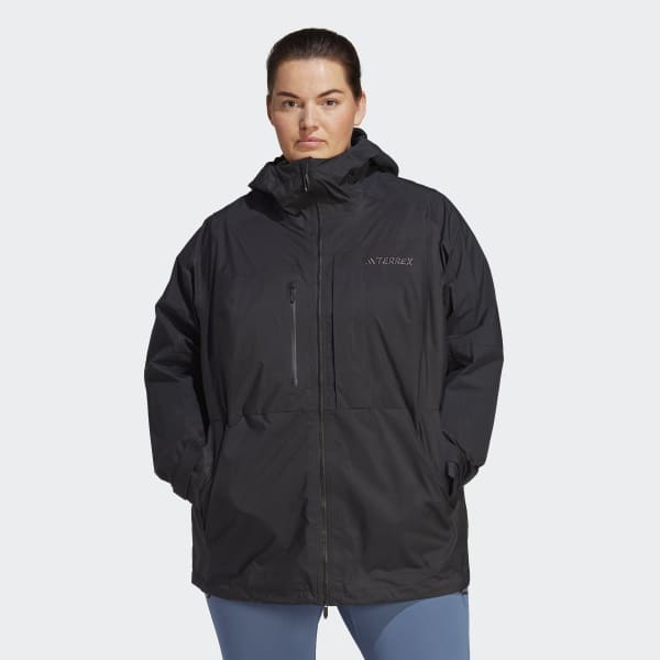 - Women\'s Jacket (Plus RAIN.RDY US | Hiking TERREX Xploric Size) Black Hiking | adidas adidas