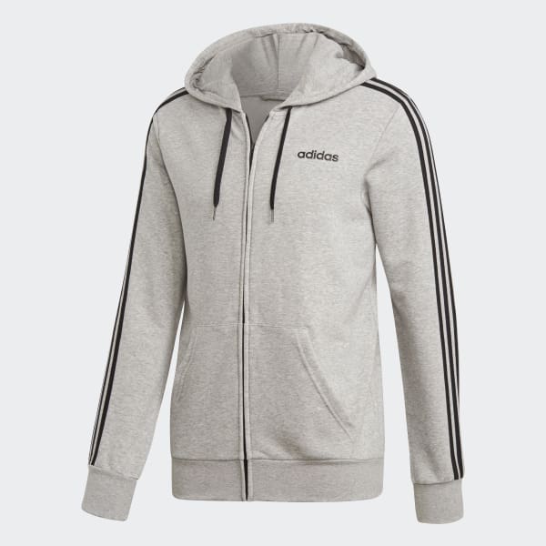 adidas grey jacket with hood
