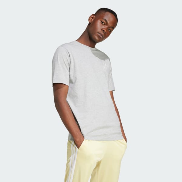 Grey Lounge Verbiage Circle Graphic Tee