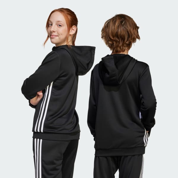Nero Felpa con cappuccio Tiro 25 Essentials Sweat Junior