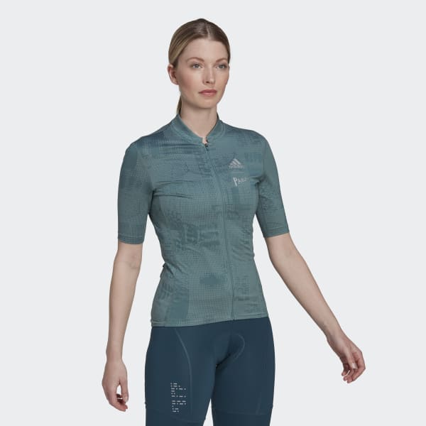 zelená Dres The Parley Short Sleeve Cycling