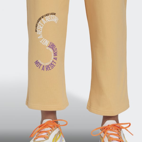 Giallo Pantaloni da allenamento adidas by Stella McCartney Cropped BWC63