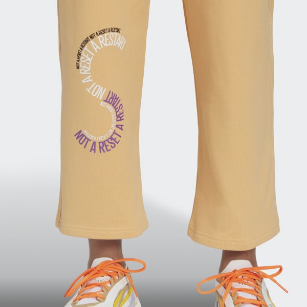 Geel adidas by Stella McCartney Cropped Joggingbroek BWC63
