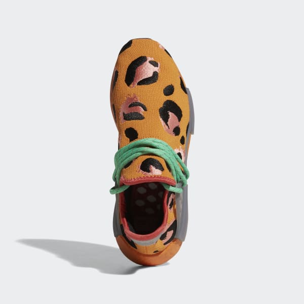 Orange Pharrell Williams Hu NMD Cheetah Shoes LPU73