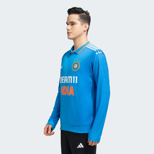 Blue INDIA CRICKET ODI PULLOVER 