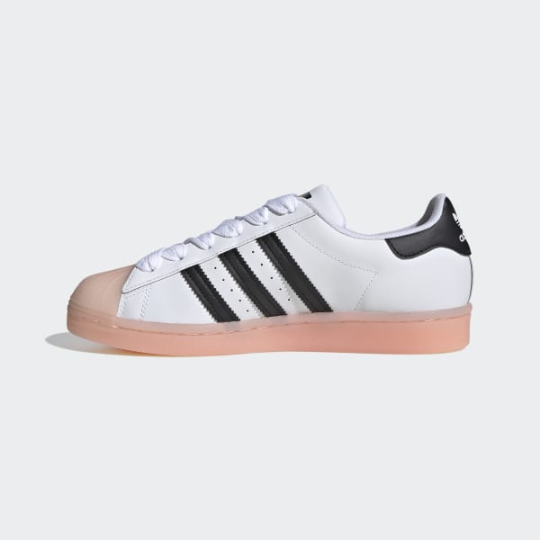 adidas superstar white with black stripes womens