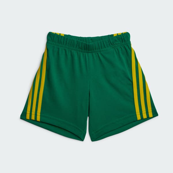 Green adidas x LEGO® Play Tee-and-Shorts Set