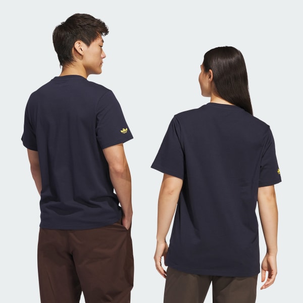 Azul Camiseta Shmoofoil Fighter