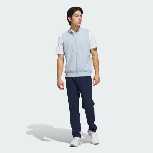 adidas Ultimate365 Tour Full-Zip Vest - Blue | Free Shipping