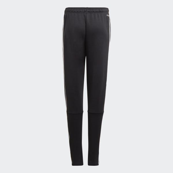 Schwarz adidas Designed To Move 3-Streifen Hose