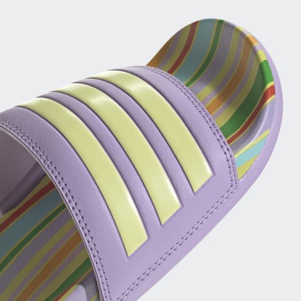 adidas Adilette Comfort Slides Purple adidas India