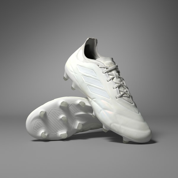 White Copa Pure.1 Firm Ground Soccer Cleats