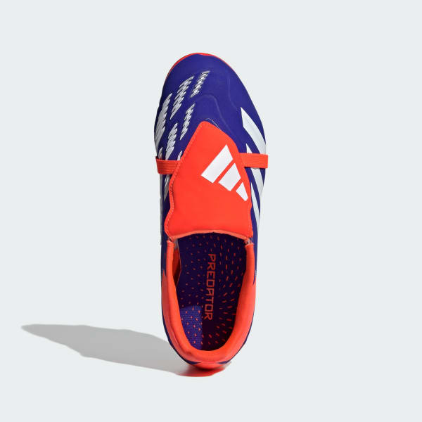Blue Predator Elite Fold-Over Tongue Firm Ground Boots Kids