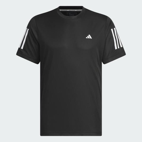 Black AEROREADY 3-Stripes Crewneck Tee