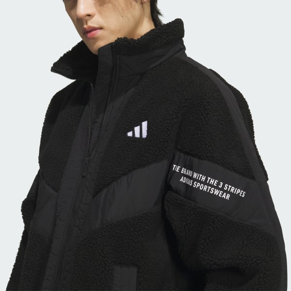 アディダス ワーディングパック ルーズフィット ジャケット - ブラック