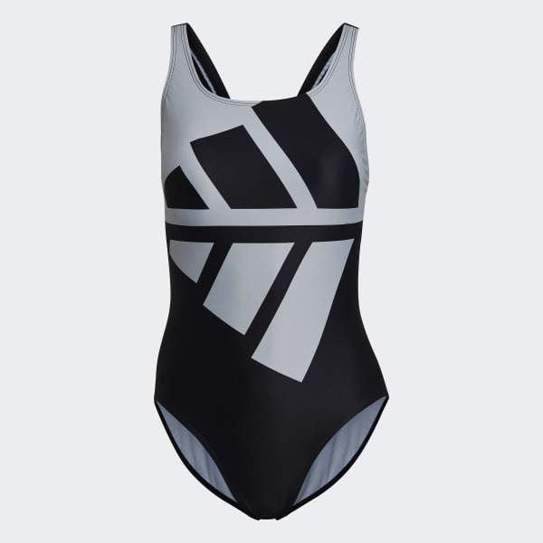 Μαύρο Logo Graphic Swimsuit SX838