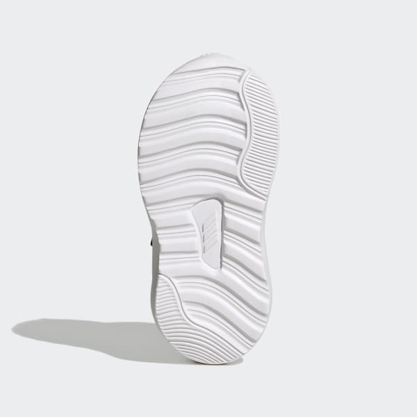Μαύρο FortaRun Sport Running Elastic Lace and Top Strap Shoes