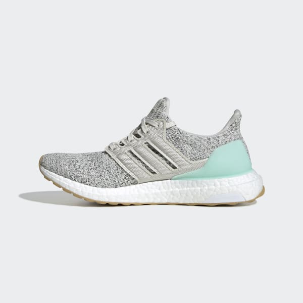 Women's Ultraboost Mint and Grey Shoes 