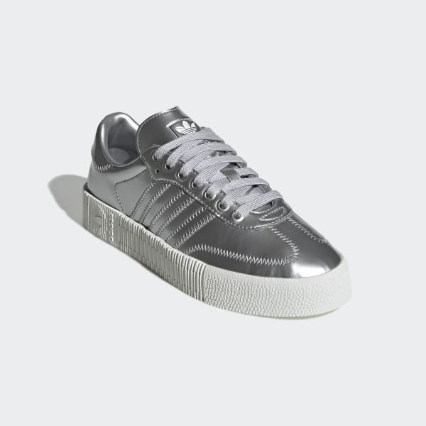 adidas silver shoes