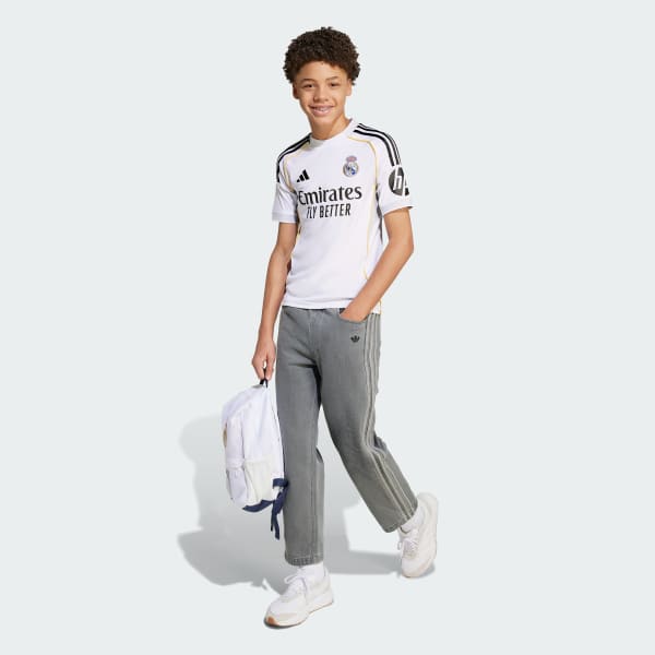 Blanco Camiseta de Local Real Madrid 25/26 Niños