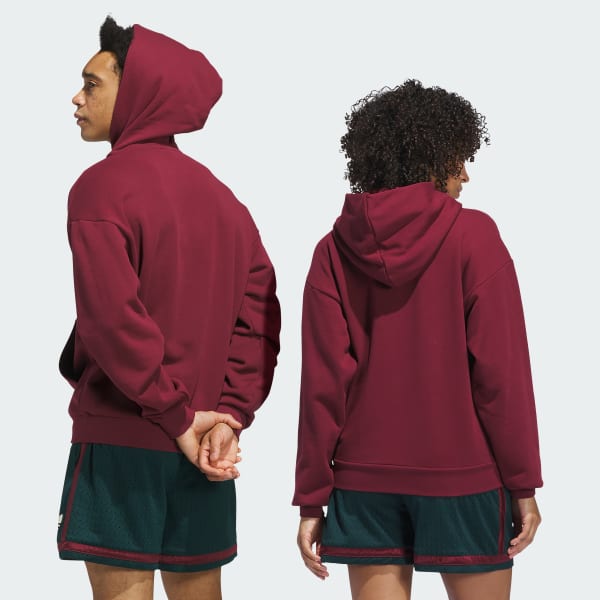 Borgonha Moletom Capuz Originals Basketball