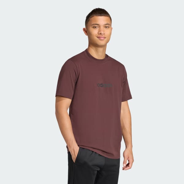 Marrone T-shirt Essentials Linear Single Jersey
