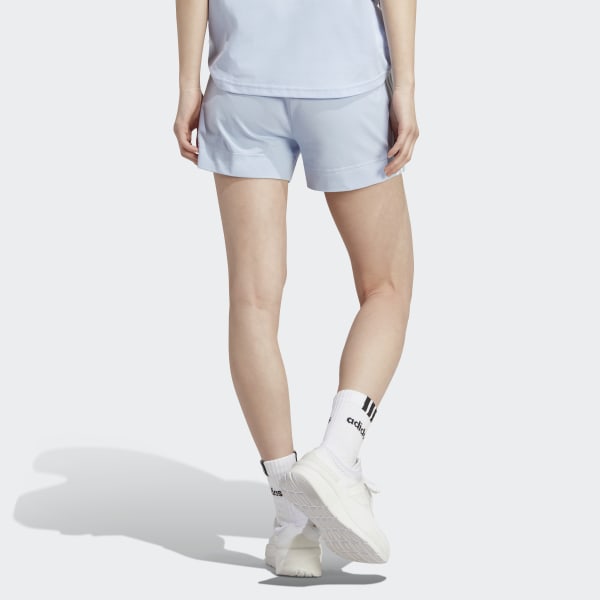 Blau Essentials Slim 3-Streifen Shorts