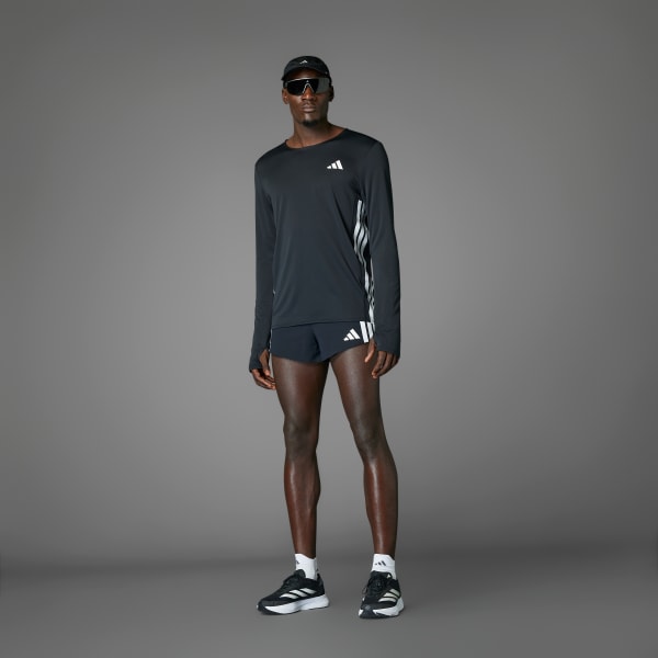 Black Adizero Running Long Sleeve Tee