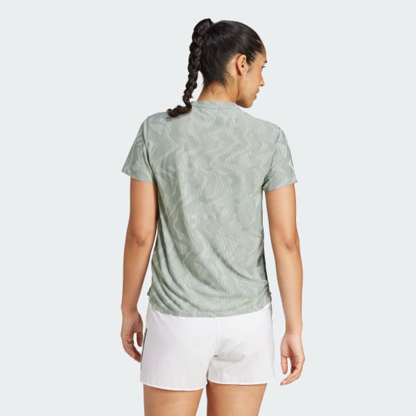 Green Ultimate Running Engineered Tee CLIMACOOL+