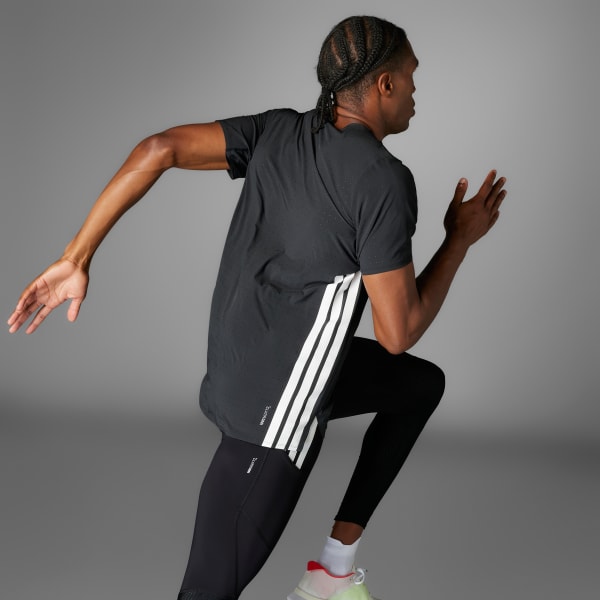 Black Adizero Running Tee