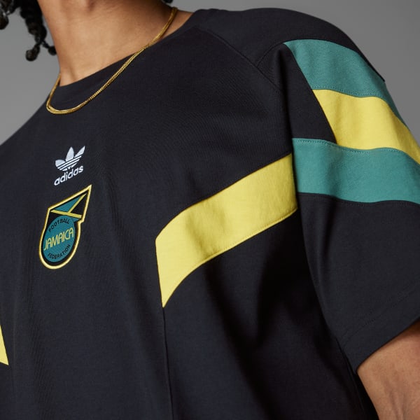 adidas Jamaica Originals Tee - Black | Free Shipping with