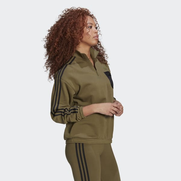 adidas originals quarter zip sweatshirt