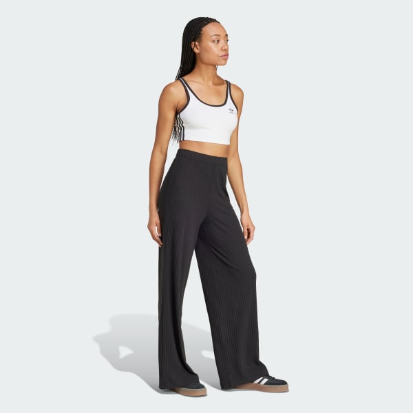Λευκό Adicolor 3-Stripes Bra Top