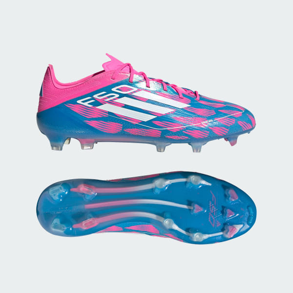 Blue and white adidas soccer cleats outlet