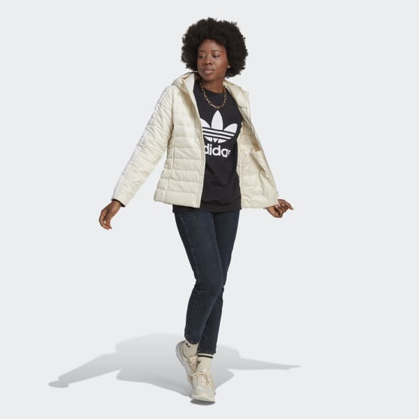 bézová Bunda Hooded Premium Slim SW244
